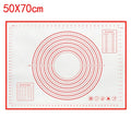 UNTIOR 1PCS Silicone Baking Mat Kneading Pad Dough Mat Pizza Cake Dough Maker Kitchen Cooking Grill Non-Stick Gadgets Bakeware