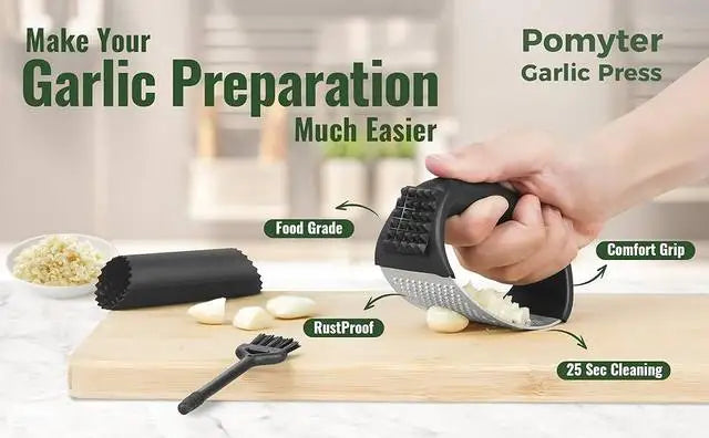 Garlic Crusher Easy Squeeze Tool
